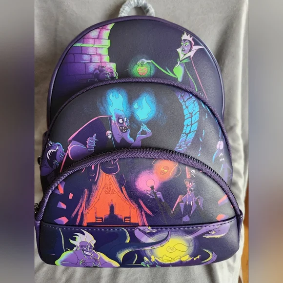 Disney | Bags | Disney Villains Multicolor Backpack  display picture 3